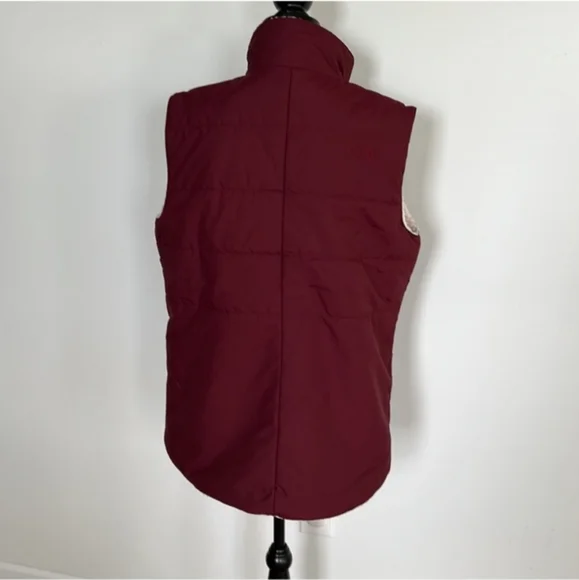NWOT New North Face Merriewood Reversible Vest Sherpa Puffer Quilted Size Medium - Picture 4 of 13
